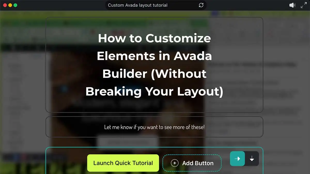 How to Customize Elements in Avada Builder (Without Breaking Your Layout)